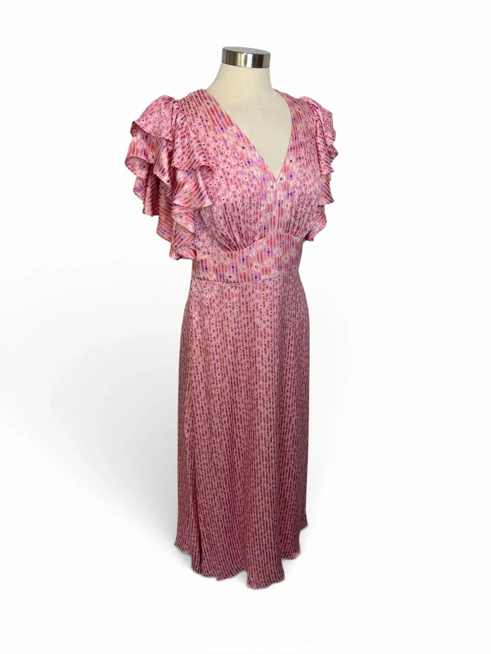 KATE SPADE COLLECTION Poppy Field Devore‎ Maxi Dress, Size 8, NWOT ($598)